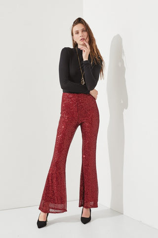 HIGHWAIST SEQUIN PANTS - 1985 the VAULT Boutique