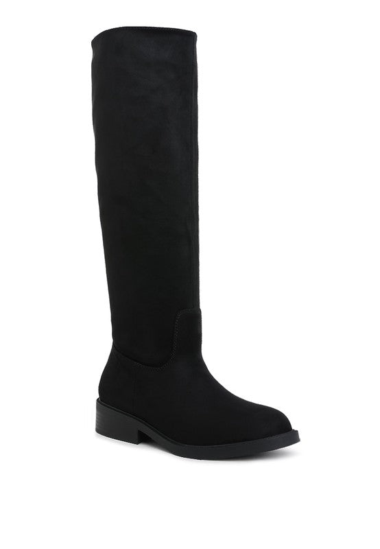 Chiru Round Toe Microfiber Calf Boots - 1985 the VAULT Boutique