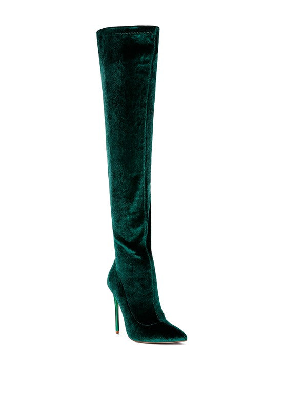 Madmiss Stiletto Calf Boots - 1985 the VAULT Boutique