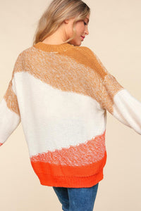 Haptics Color Block Long Sleeve Sweater - 1985 the VAULT Boutique