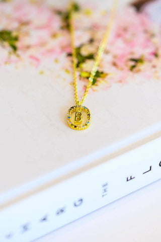 Mi Amor Gold Dipped Initial Necklace - 1985 the VAULT Boutique