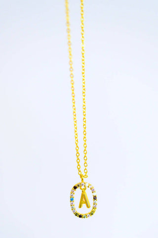 Mi Amor Gold Dipped Initial Necklace - 1985 the VAULT Boutique