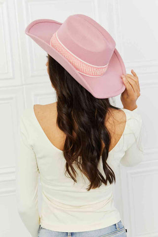 Fame Western Cutie Cowboy Hat in Pink - 1985 the VAULT Boutique