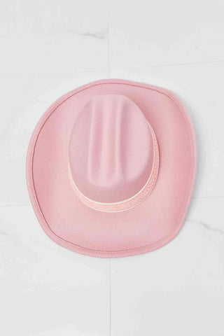 Fame Western Cutie Cowboy Hat in Pink - 1985 the VAULT Boutique