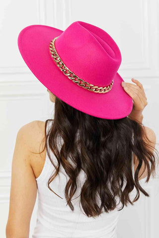 Fame Keep Your Promise Fedora Hat in Pink - 1985 the VAULT Boutique