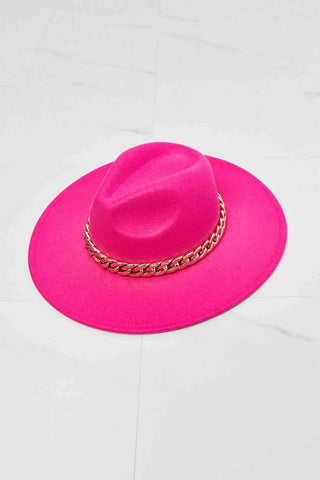 Fame Keep Your Promise Fedora Hat in Pink - 1985 the VAULT Boutique