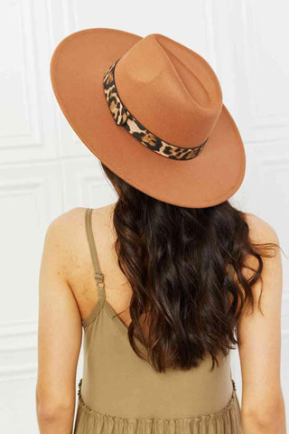 Fame In The Wild Leopard Detail Fedora Hat - 1985 the VAULT Boutique