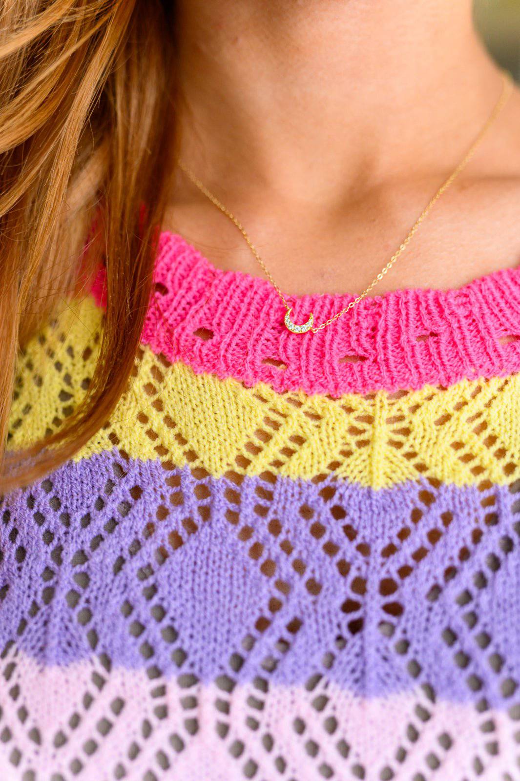 Over the Moon Necklace - 1985 the VAULT Boutique