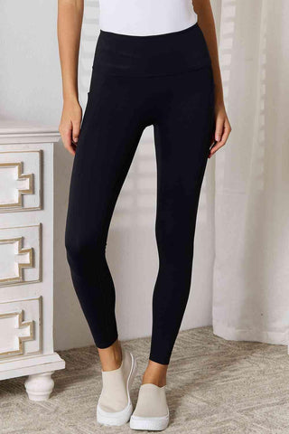 Basic Bae Wide Waistband Sports Leggings - 1985 the VAULT Boutique