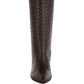 Mentha Woven Faux Leather Boots - 1985 the VAULT Boutique
