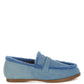 Nivena Fur Detail Denim Loafers - 1985 the VAULT Boutique
