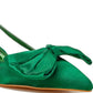 Okshak Satin Bow Slingback Sandals - 1985 the VAULT Boutique