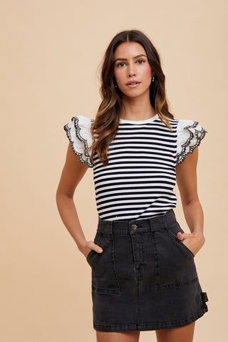 Annie Wear Cargo Denim Mini Skirt - 1985 the VAULT Boutique