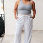 Doing it For Me Asymmetrical Tank in Rhino Grey - 1985 the VAULT Boutique