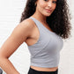 Doing it For Me Asymmetrical Tank in Rhino Grey - 1985 the VAULT Boutique