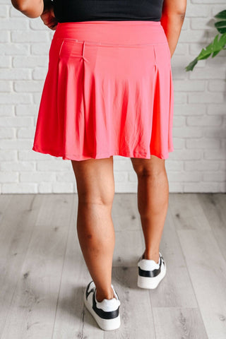 Game, Set and Match Tennis Skort in Flamingo Pink - 1985 the VAULT Boutique