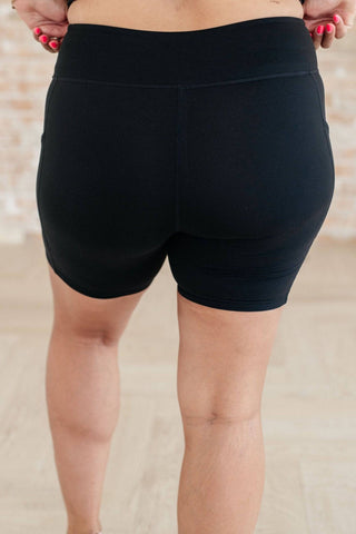 Getting Active Biker Shorts in Black - 1985 the VAULT Boutique