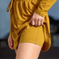Getting Out Long Sleeve Hoodie Romper Gold Spice - 1985 the VAULT Boutique