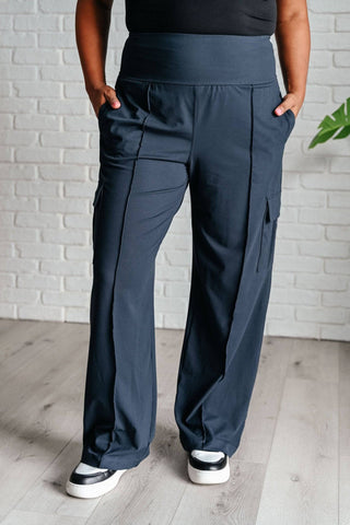 Race to Relax Cargo Pants in Nocturnal Navy - 1985 the VAULT Boutique