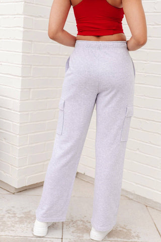 Run, Don't Walk Cargo Sweatpants in Grey - 1985 the VAULT Boutique