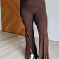 Stamina Stride Flare Leggings in Espresso - 1985 the VAULT Boutique