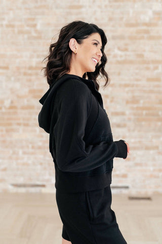 Sun or Shade Zip Up Jacket in Black - 1985 the VAULT Boutique