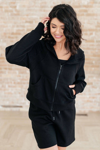 Sun or Shade Zip Up Jacket in Black - 1985 the VAULT Boutique