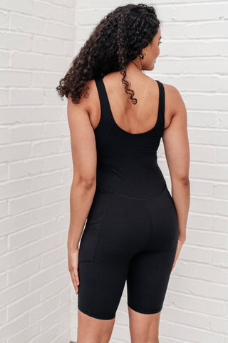 Sun Salutations Body Suit in Black - 1985 the VAULT Boutique