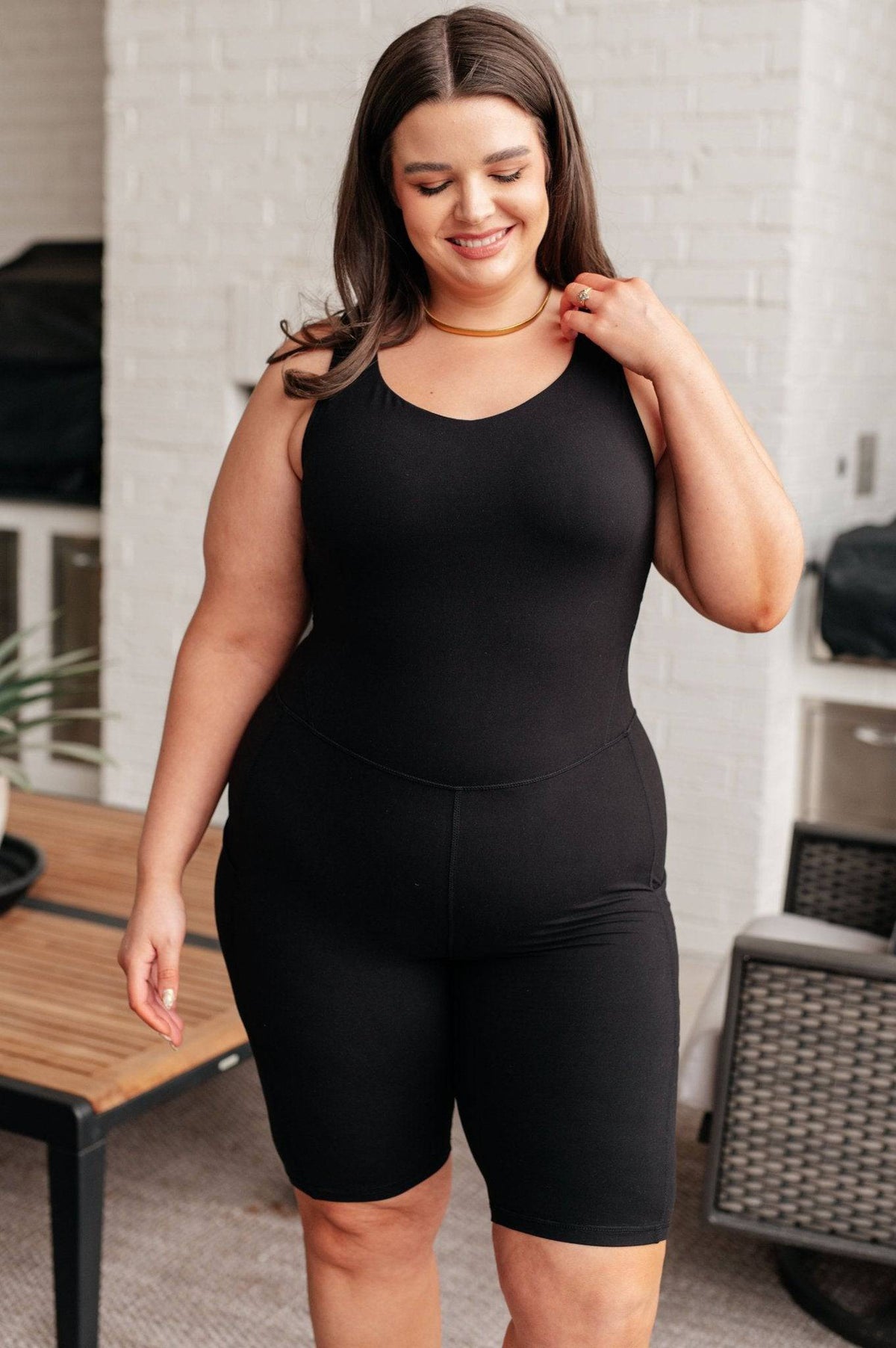 Sun Salutations Body Suit in Black - 1985 the VAULT Boutique