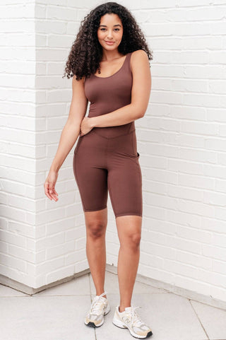 Sun Salutations Body Suit in Java - 1985 the VAULT Boutique