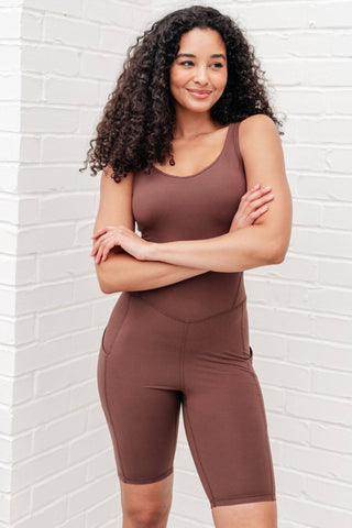 Sun Salutations Body Suit in Java - 1985 the VAULT Boutique