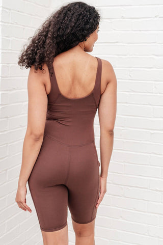 Sun Salutations Body Suit in Java - 1985 the VAULT Boutique