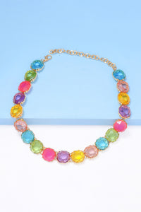 Zinc Alloy Resin Necklace - 1985 the VAULT Boutique