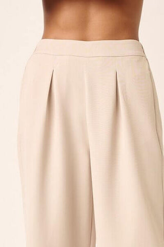 Mittoshop Inverted Pleat Detail Wide Leg Pants - 1985 the VAULT Boutique