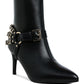 Nicene Harness Detail Stiletto Boots - 1985 the VAULT Boutique
