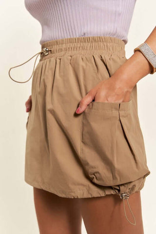 ADORA Drawstring Skort with Pockets - 1985 the VAULT Boutique