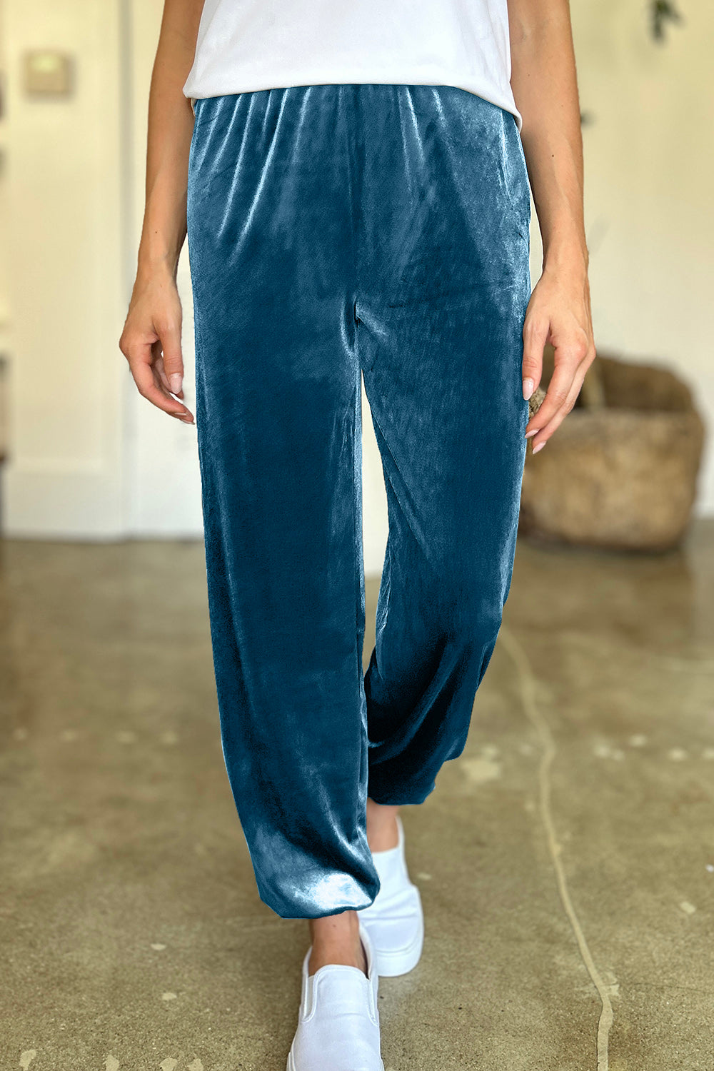 FAM-FAM Pocketed Elastic Waist Joggers - 1985 the VAULT Boutique