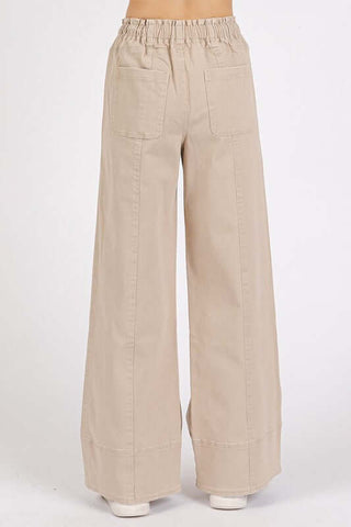 Mittoshop Mineral Wash Elastic Wide Leg Pants - 1985 the VAULT Boutique