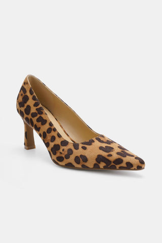 Beast Fashion Faux Suede Leopard Point Toe Pumps - 1985 the VAULT Boutique