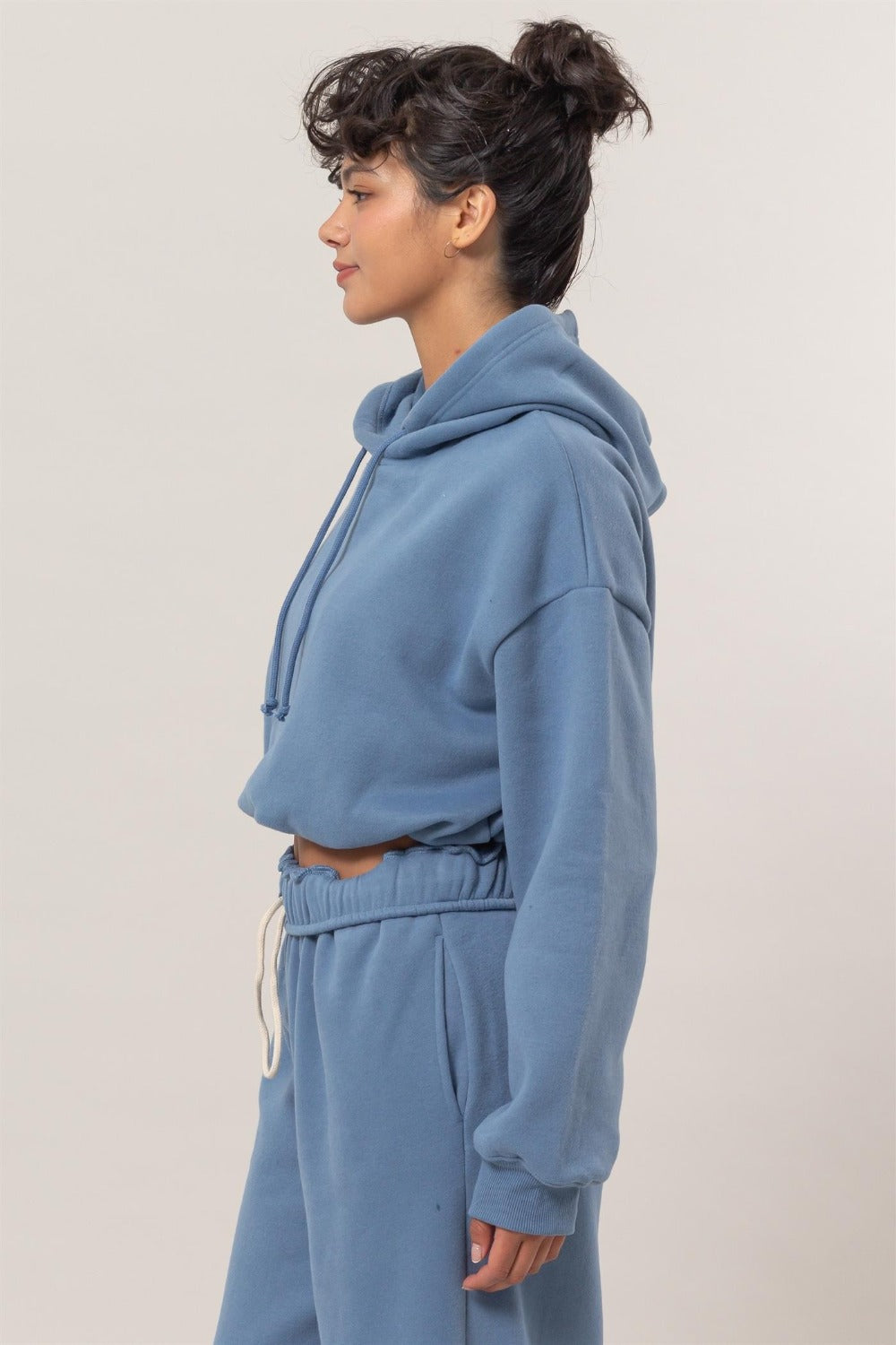 HYFVE Bubble Hem Cropped Hoodie - 1985 the VAULT Boutique