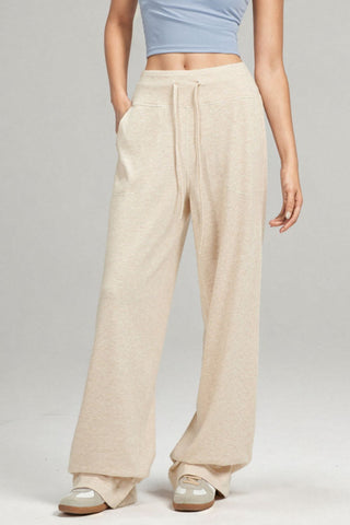 Basic Bae Drawstring Wide Leg Pants with Pockets - 1985 the VAULT Boutique