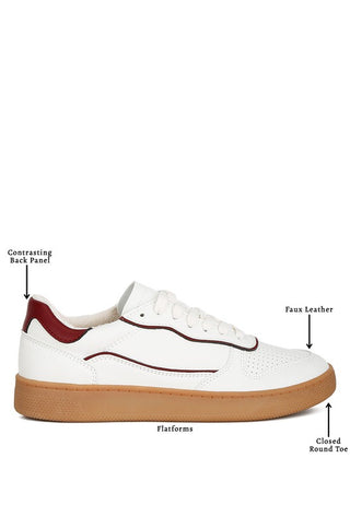 Kyniska Faux Leather Everyday Sneakers - 1985 the VAULT Boutique