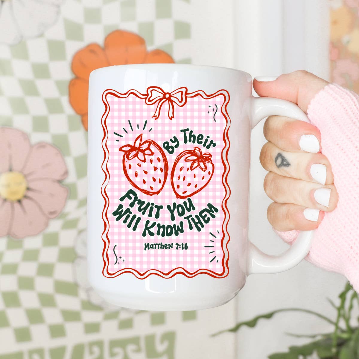 By Their Fruits Christian Mug