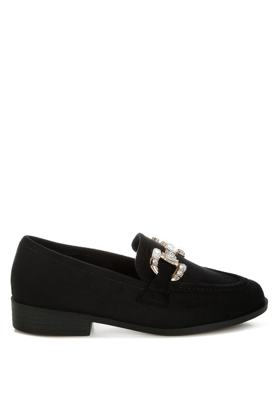 Maestro Diamante Embellished Horsebit Loafers - 1985 the VAULT Boutique