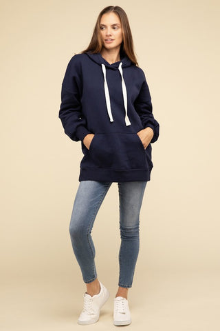 Oversized Hoodie Longline Sweatshirt - 1985 the VAULT Boutique