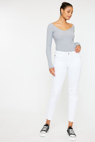 Kancan Mid Rise Ankle Skinny Jeans - 1985 the VAULT Boutique