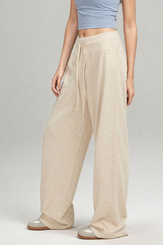 Basic Bae Drawstring Wide Leg Pants with Pockets - 1985 the VAULT Boutique