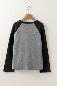 Star Round Neck Raglan Sleeve Top - 1985 the VAULT Boutique