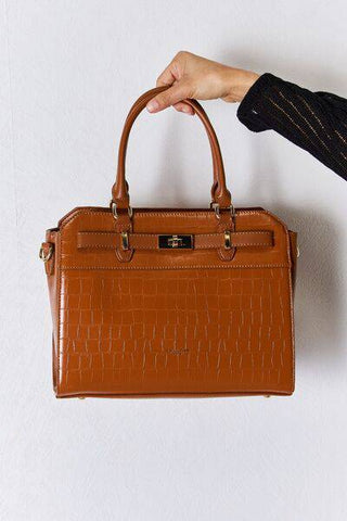 David Jones Texture PU Leather Handbag - 1985 the VAULT Boutique