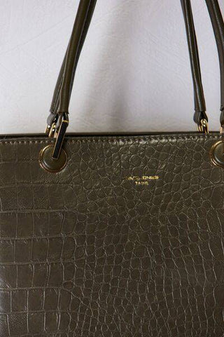 David Jones Texture PU Leather Handbag - 1985 the VAULT Boutique